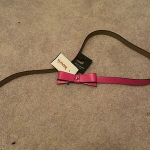 Kate Spade Pink Bow Belt